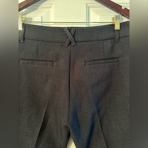 CARTONNIER Anthropologie 8 Gray Wool Ankle Career Wear Center Crease Trousers - Picture 12 of 13